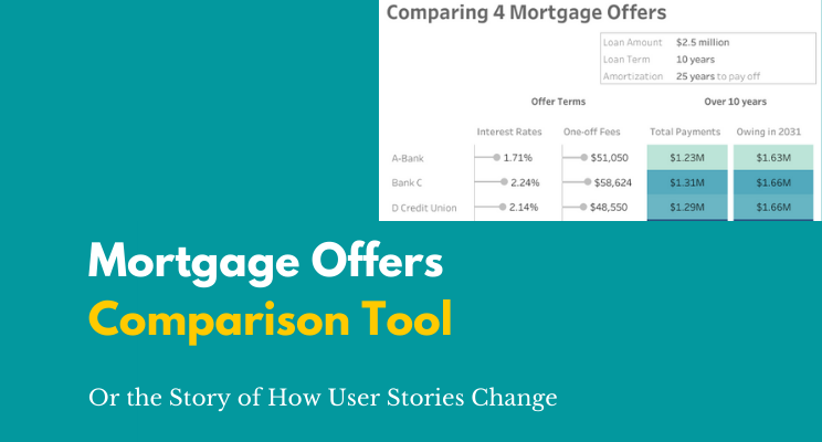 Mortgage Offers Comparison Tool – Or the Story of How User Stories Change